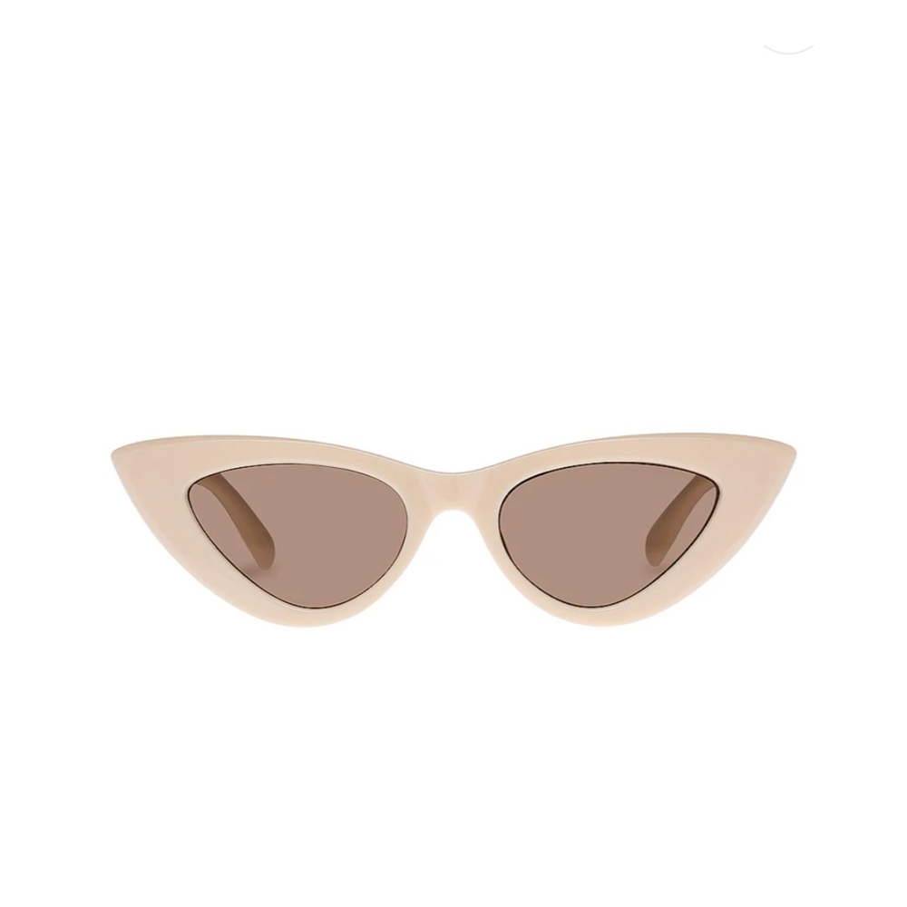 Le Specs Hypnosis In Ivory Cat-Eye Sunglasses